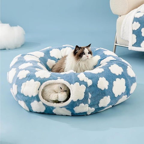 Lesure Cat Tunnel Bed for Indoor Cats