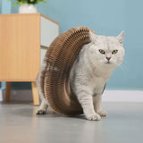 Magic Organ Cat Scratching Board Cat Interactive Toys Foldable Cat Scratching Post Ball Track Cat Grinding Claw Scratching Board