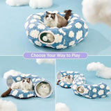 Lesure Cat Tunnel Bed for Indoor Cats