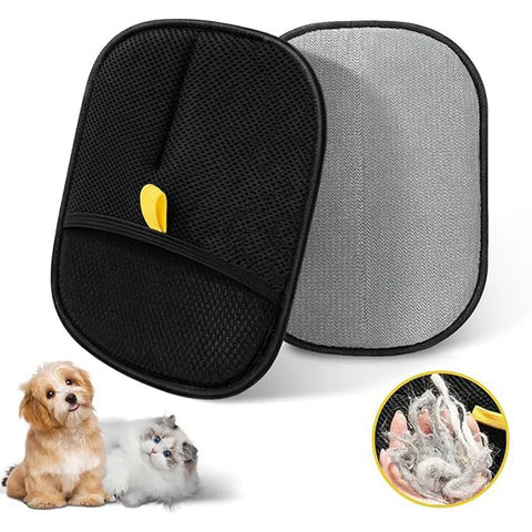Pet Hair Remover Mitt Hair Remover Brush Pet Hair Remover Gloves for Dog Cat Rabbit with Long/Short/Curly Hair