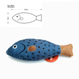 Cat Toy Catnip 3D Simulation Fish Goldfish Kitten Toys Pillowfish Interactive Sounding Cat Chew Bite Plush Toys Cat Supplies